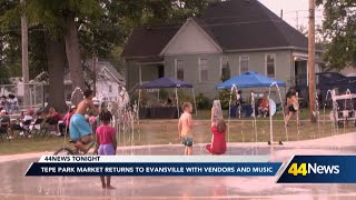 Support Evansville vendors at the Tepe Park Market on August 23