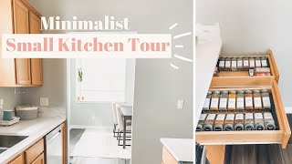 SMALL clutterfree Kitchen Tour | Small kitchen organization ✨