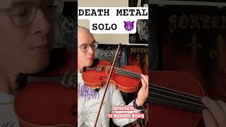 Death metal sounds… beautiful?? #violincover #metal #guitarsolo #deathmetal #behemoth