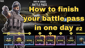 How To Finish Battle Pass In 1 Day/Call Of Duty Mobile/IOS Gameplay #2