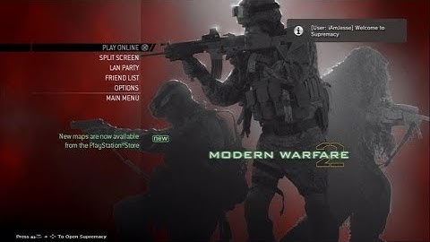 MW2 Supremcy SPRX Host + Non Host Menu
