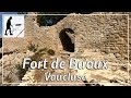 Fort de Buoux, Apt, Vaucluse, Provence-Alpes-Cote d'Azur, France - by foot and drone