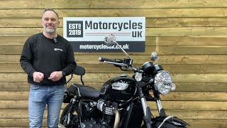 Triumph Bonneville T100 Stealt Edition, Stunning Modern Classic Motorcycle!