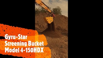 super fast and efficient soil screening bucket - excavator screening bucket