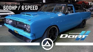 600 hp Fully Caged Convertible 1967 Dodge Dart Wearing a Ford Color