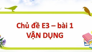 chủ đề E3 - Bài 1 - Vận dụng - SGK Trang 37 (Tin học 9 - cánh diều)