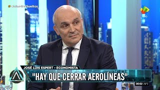 José Luis Espert sobre "Aerolíneas Argentinas", en "Animales Sueltos" 20 de Noviembre de 2018