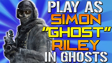 Call of Duty Ghosts: Play as SIMON "GHOST" RILEY In Multiplayer (Unlock Ghost MW2 Version) | Chaos
