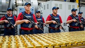 Inside the Secret Gold Factory: How 99% Pure Gold Is Extracted, Melted, Shaped Into Perfect Bars