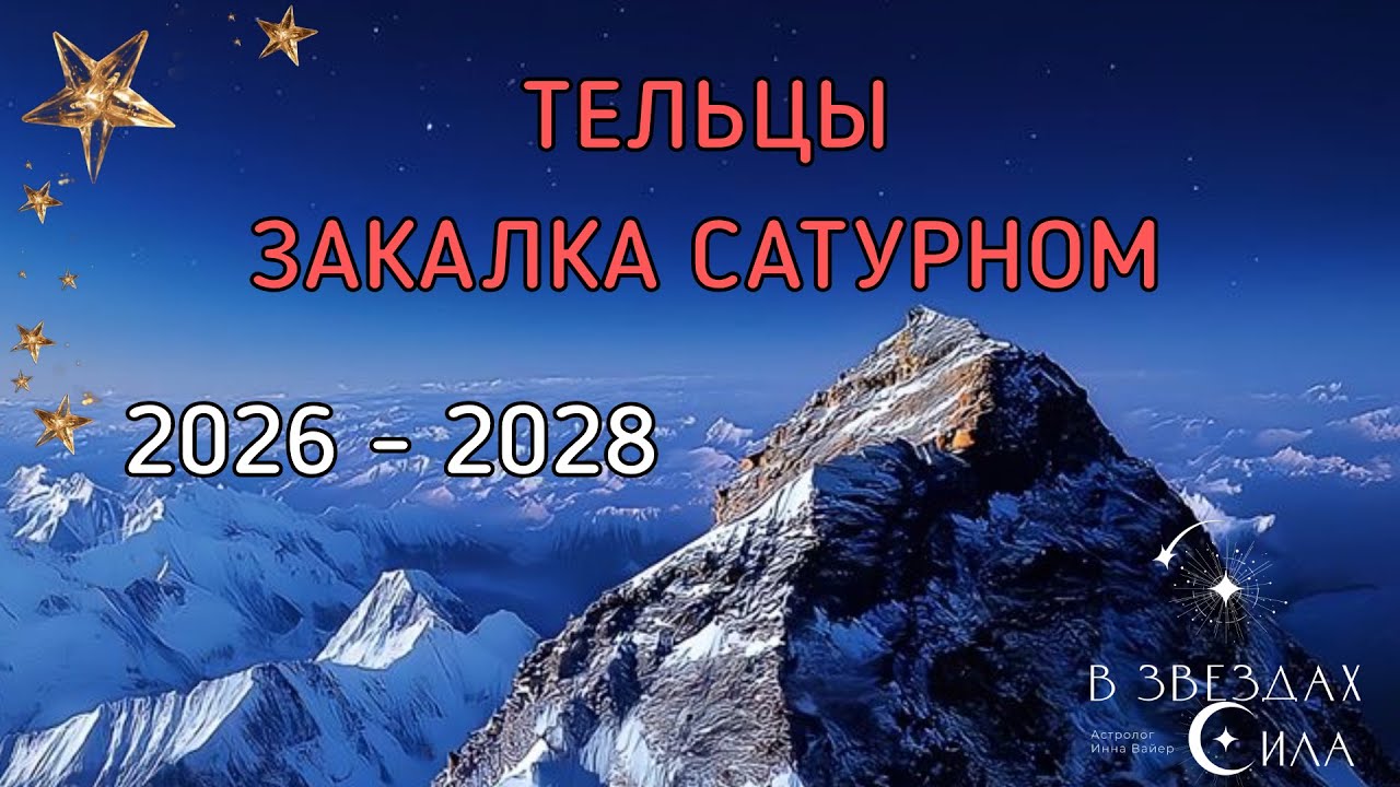 ТЕЛЬЦЫ.ЗАКАЛКА САТУРНОМ.