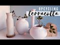 DIY Upcycling - Vasen im Terracotta Look mit Backpulver und Kreidefarbe