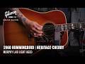 NEW Gibson Custom Murphy Lab 1960 Hummingbird Light Aged, Heritage Cherry Sunburst Demo