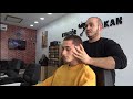 ASMR Turkish Barber Head Massage, Face Massage and Back Massage