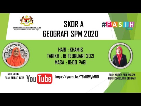 SKOR A GEOGRAFI SPM 2020