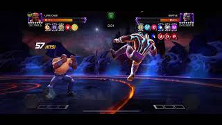 MCOC Nightmare Raids - Luke Cage vs Gentle (Left Path)