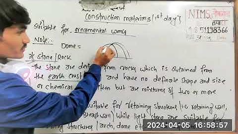 Construction Materials (day-1) for sub engineer and asst sub engineer #stone#classification of stone