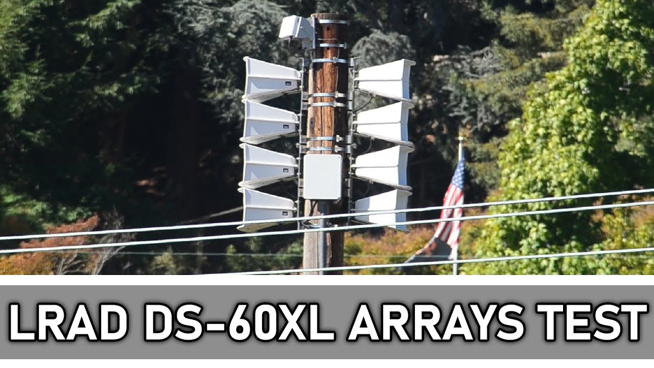LRAD DS-60XL Siren Test (Tone and Voice) | Mill Valley, CA - YouTube