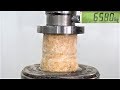 How Strong is Pykrete? Hydraulic Press Test!