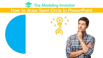 How To Draw Semi Circle In PowerPoint - (HALF CIRCLE)