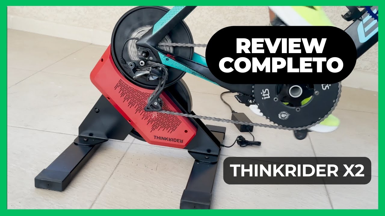 ThinkRider X2 smart bike trainer - YouTube