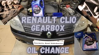 Renault Clio - Gearbox Oil Change