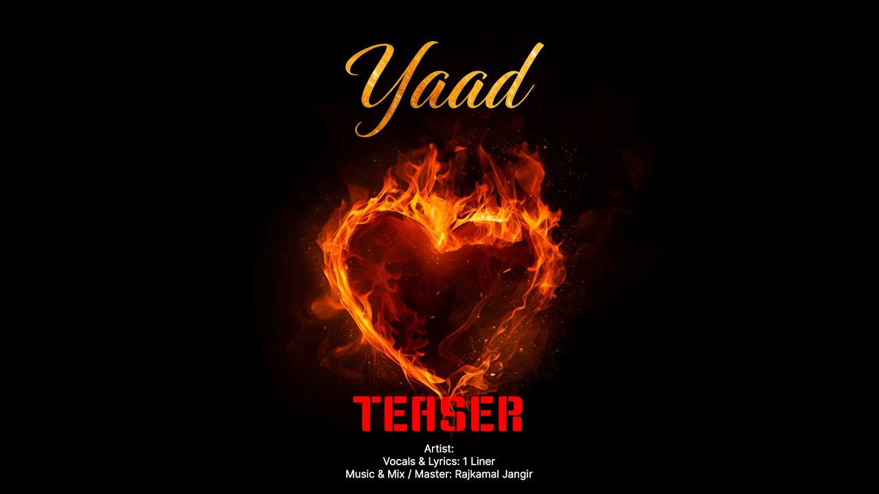 YAAD TEASER - 1 Liner x Rajkamal Jangir | Rajasthani Sad Song 2025