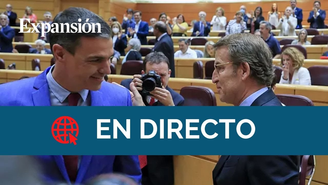 DIRECTO | Siga el cara a cara de Sánchez y Feijóo en el Senado - YouTube
