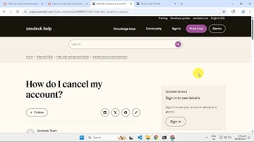 How To Delete A Zendesk Account