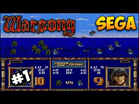 Видео: Warsong / Langrisser прохождение #1 на русском (Sega, SMD)