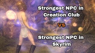 Thoron vs Ebony warrior. Strongest Boss in Creation Club Skyrim Anniversary Edition.