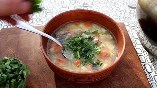 Рыбный суп из Сайры! в афганском казане!