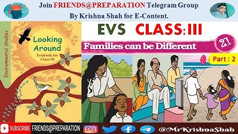 Families can be Different Chapter 21 : Part 2 | Class 3 EVS