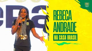 Thumbnail for PARIS 2024 | Rebeca Andrade leva medalhas olímpicas para a Casa Brasil