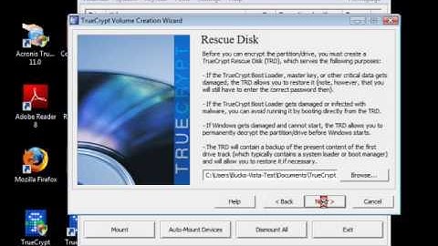 Whole disk encryption - Truecrypt encryption tutorial 4