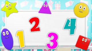 The Numbers Song - Learn To Count from 1 to 10 + Shape Song + Days of the Week - Rhymes For Children