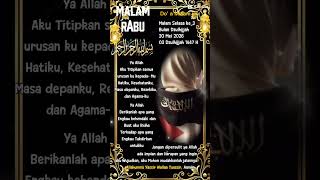doa malam Rabu berkah.