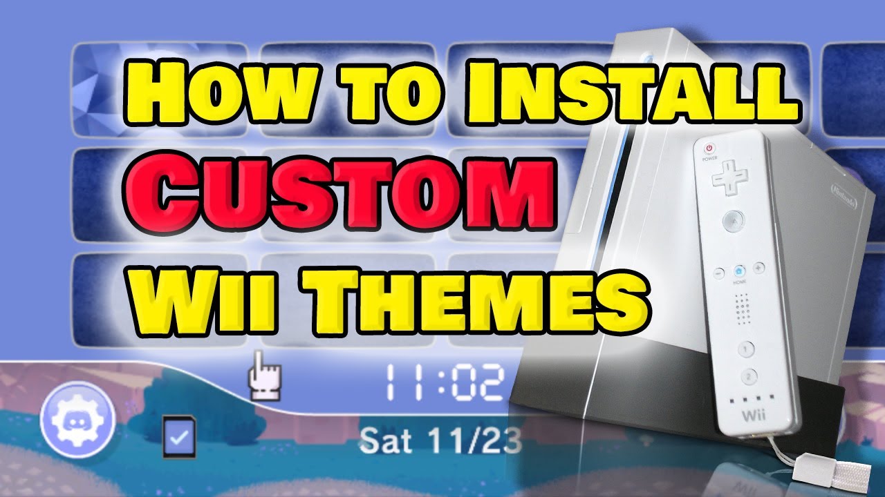 How to install Custom Wii Menu themes Easy