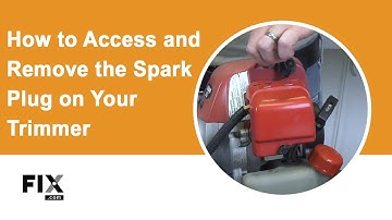 TRIMMER REPAIR: How to Access and Remove the Spark Plug on Your Trimmer | FIX.com