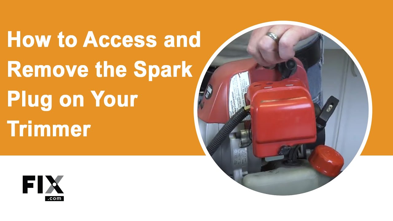 TRIMMER REPAIR: How to Access and Remove the Spark Plug on Your Trimmer ...