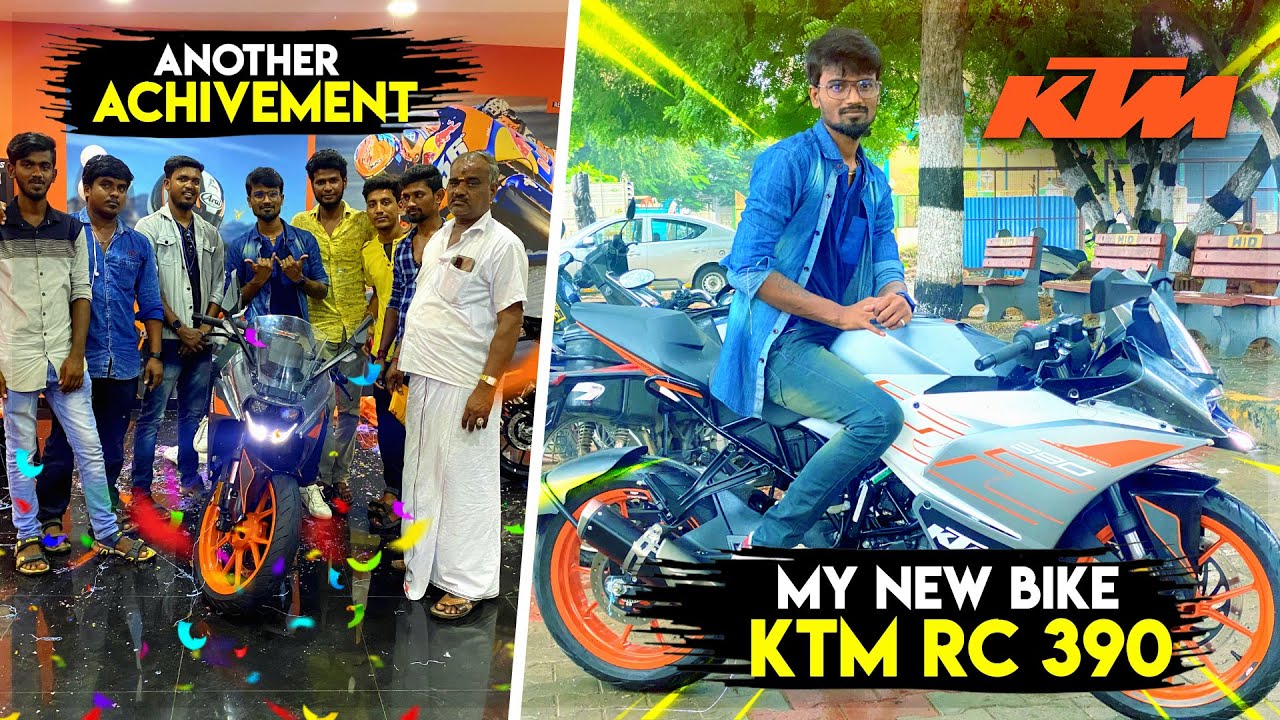 🔥Bought My New Bike KTM  RC 390🔥 With My Appa💛 | Gaming Tamizhan New Achievement& Bike Video Tamil