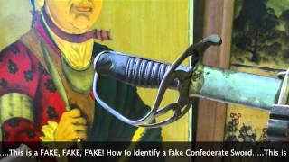 How to identify a FAKE Confederate Sword