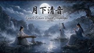 Moonlit Chinese Ambient Music | Gentle Echoes Under Moonlight | Erhu, Guzheng & Dizi Relaxation