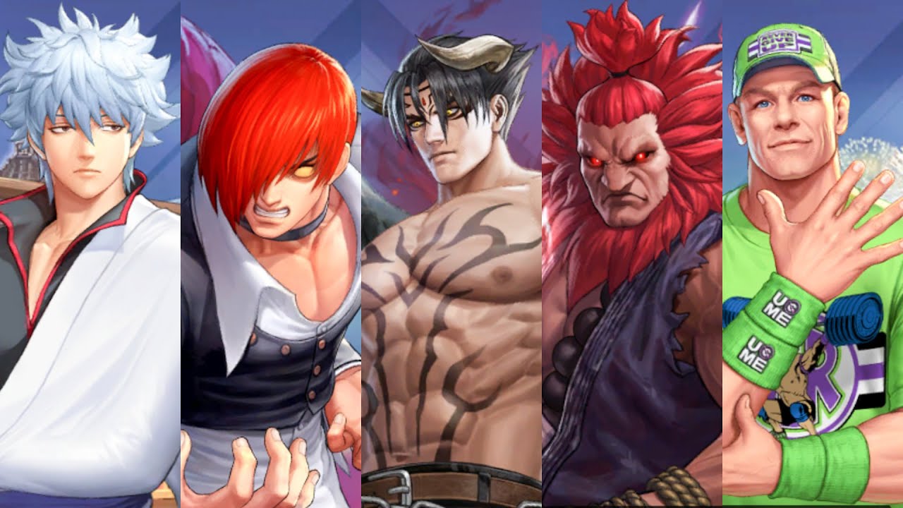 Gintama vs KOF, Tekken, Street Fighter, WWE