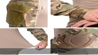 SINAIRSOFT US Army Uniform Shirt Pants with Knee Pads Tactical Combat Airsoft Hunting Apparel Camo screenshot 2