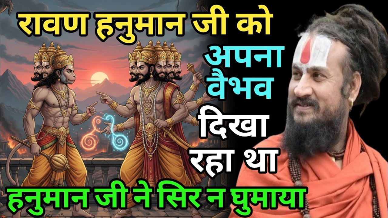 हनुमान जी कहा हे रावण तेरे यहां वो है ही नहीं जो मुझे चाहिए वो है जो नहीं चाहिए | vipin Bihari Das 