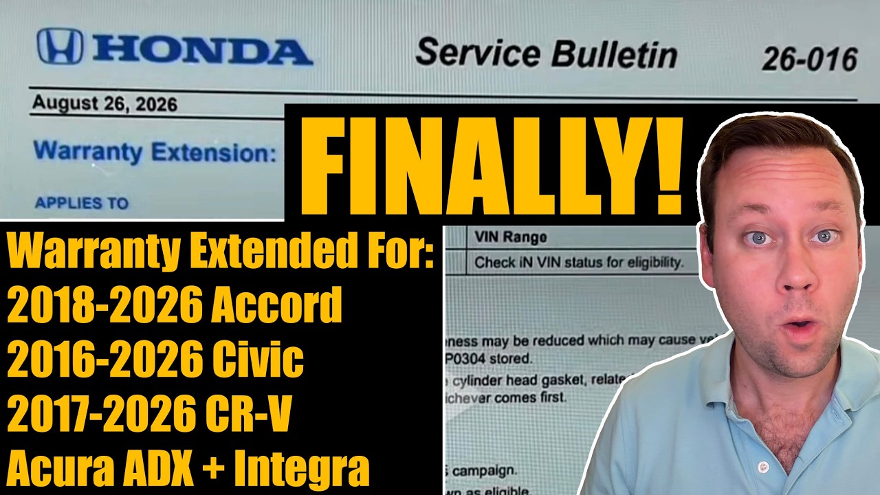 Honda Announces Warranty Extension For Major 1.5T + 2.0 Hybrid Issue in CR-V, Civic, Accord + More!