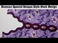 Ramzan Eid Special Daman Design 2026 | Stylish Scallop  | Step by Step Full Tutorial | Saima Bhutto