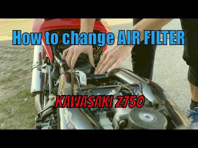 How to change AIR Filter correctly? - Kawasaki Z750 [Jak SPRÁVNĚ vyměnit  vzduchový filtr] 