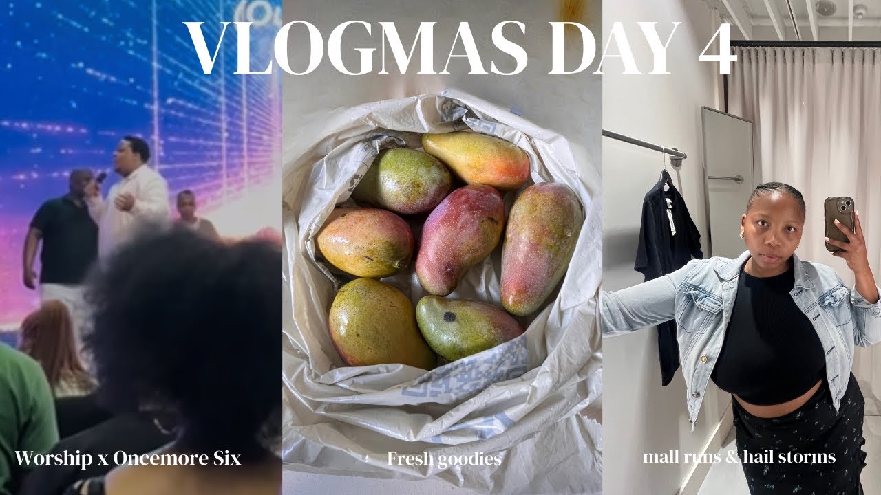 Worship with Oncemore Six, mall runs and Hail storms | South African YouTuber