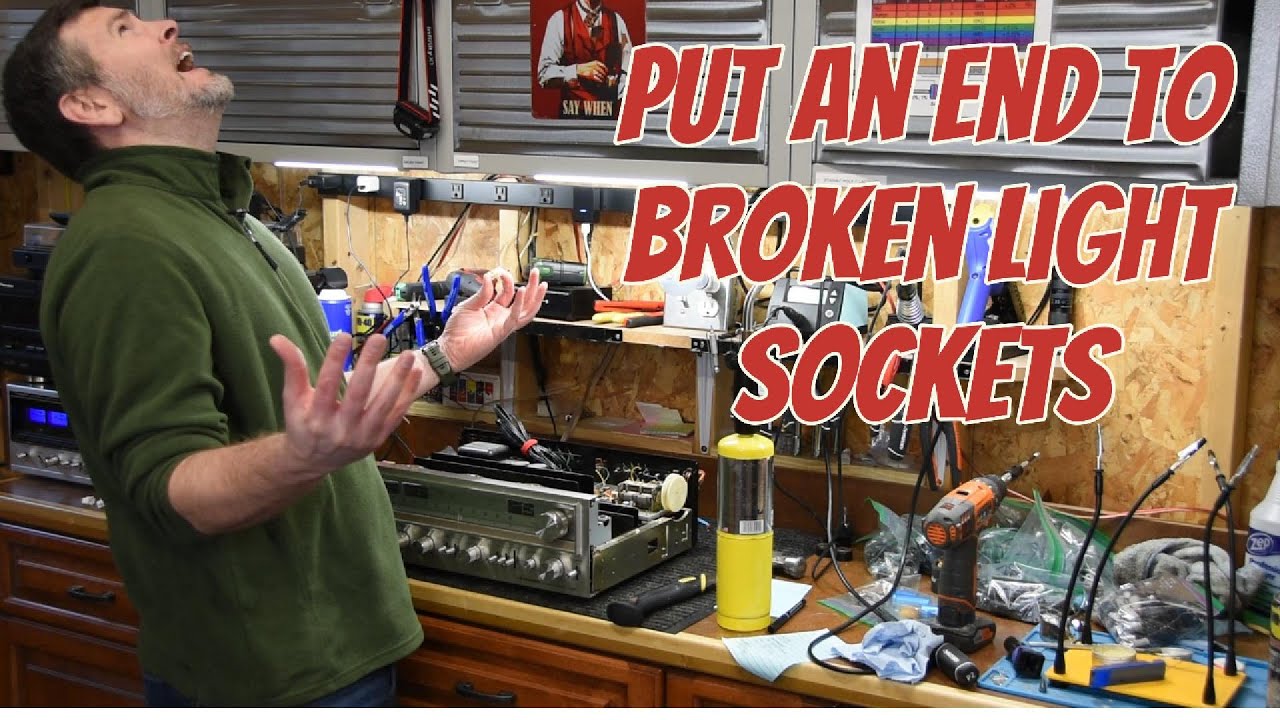 Fix Broken Light Sockets in Pioneer 80s Series Receivers Vintage
